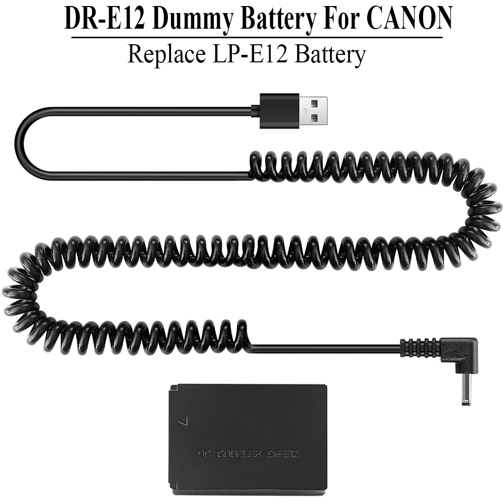 Canon Camera Eos M50 Mark Ii - ACK-E12 cavo di alimentazione USB LP-E12
