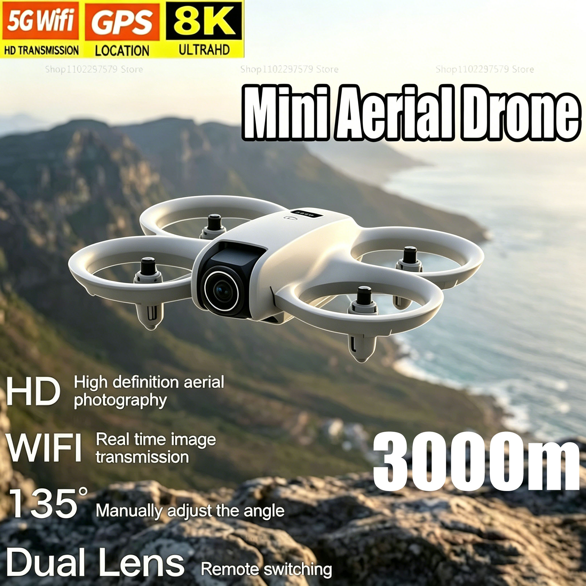 Mini Drone con Telecamera HD 8 - Drone Kit Tricopter recensione e prezzo