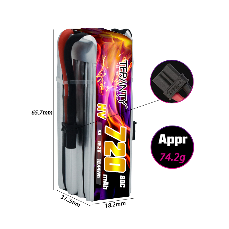 Batteria Lipo HV TERANTY 720mA - Drone Kit Racing recensione e prezzo